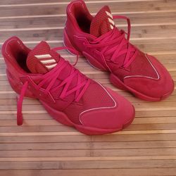 Adidas Harden Vol 4 Mens Red Size 13