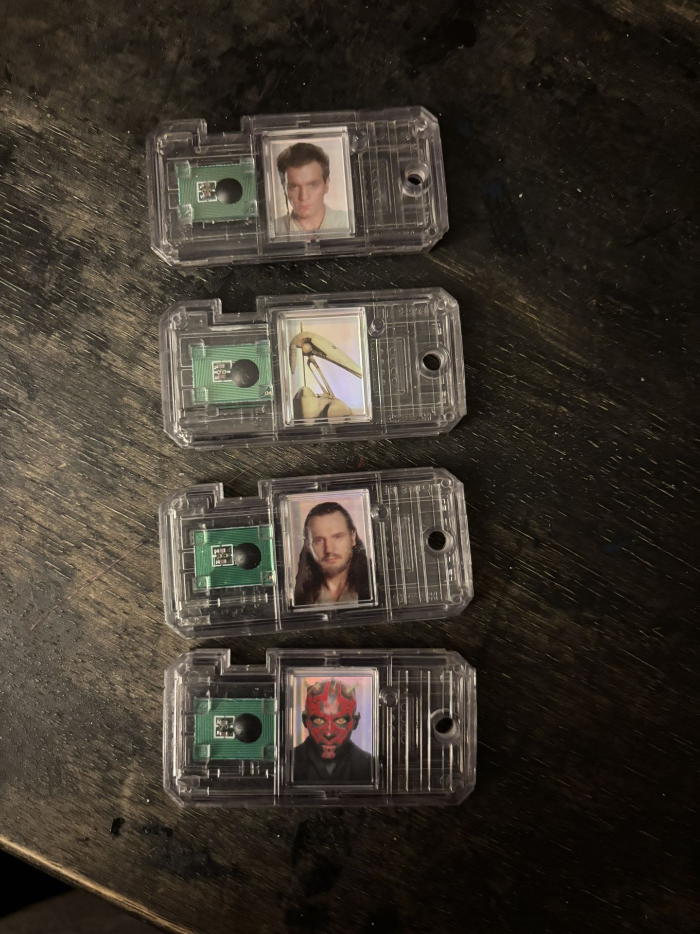 vintage star wars comm tech chips Lot of 4