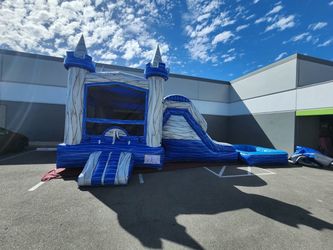Inflatable Bounce House Castle with Slide
