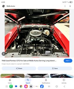 1968 PONTIAC GTO 400 BLOCK MOTOR AND TRANSMISSION