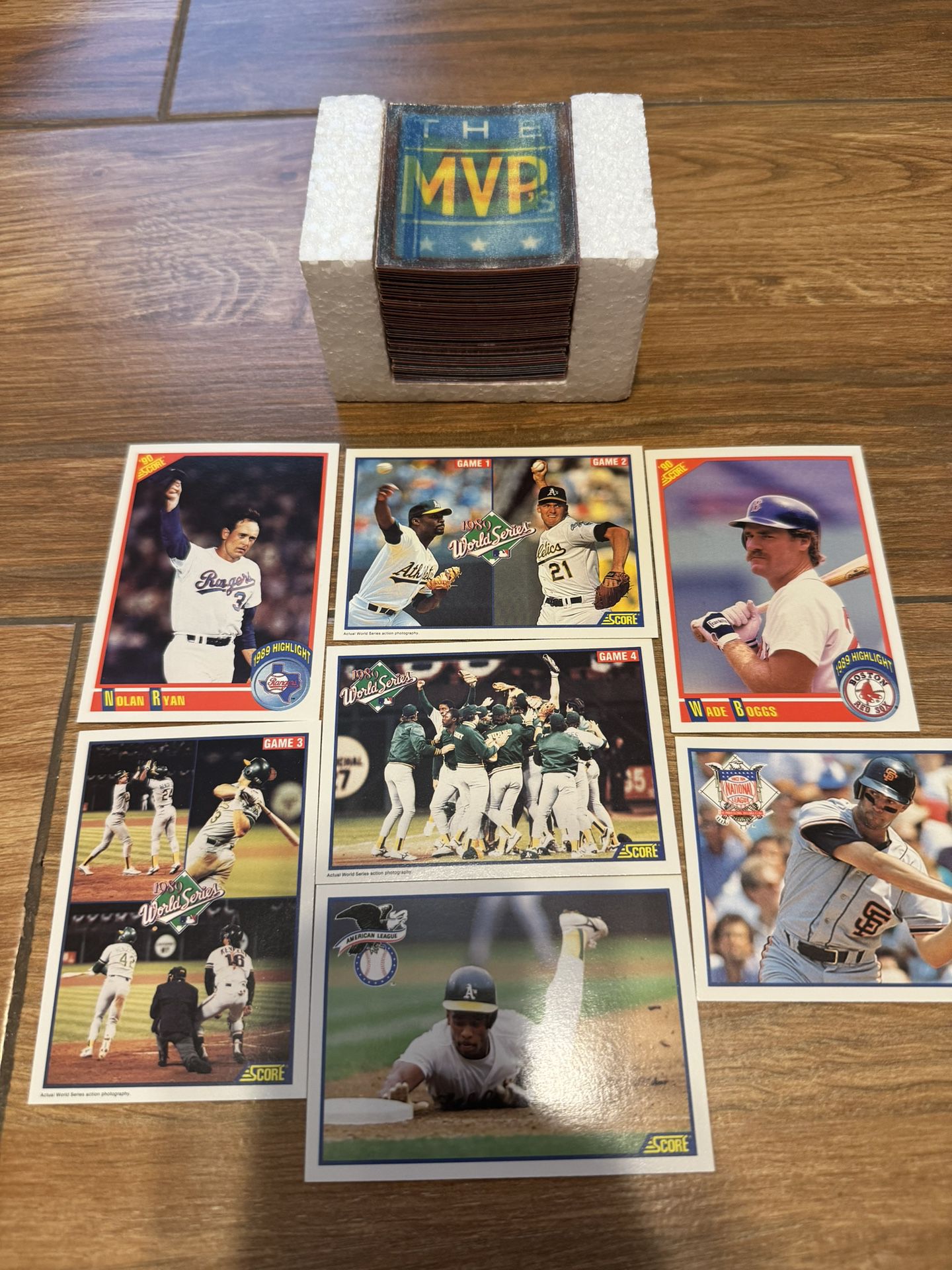 1990 Score Baseball Cards Plus 56 MVP HOLOGRAM  Set