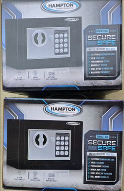 Two, Compact Digital Security Safes