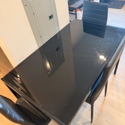 Glass Top Kitchen Table