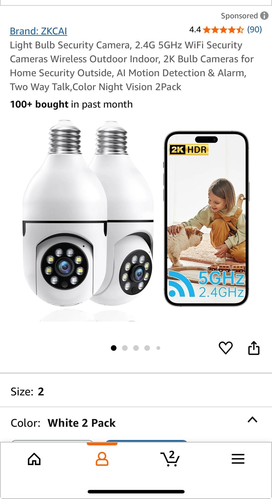 New In Box Wi-Fi cameras