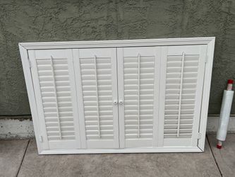 Shutters Finish White 