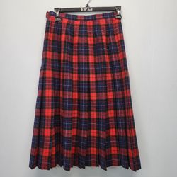 Pendleton Manson Tartan Plaid Wool Skirt 8