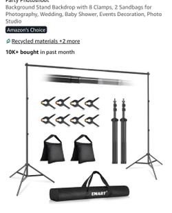 Backdrop stand 10x7ft