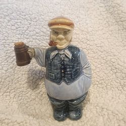 VINTAGE Ceramic ARM Pouring/Decanter "Scotsman" Made in Japan 8.5" TALL