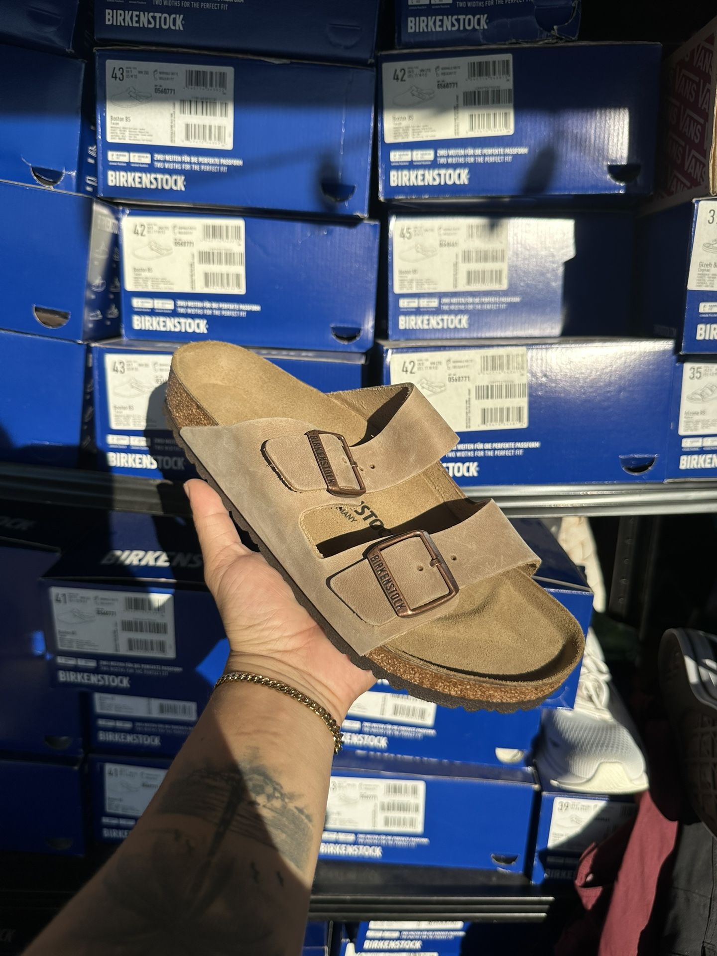 Birkenstock Arizona Taupe Suede 36/37/44 Available