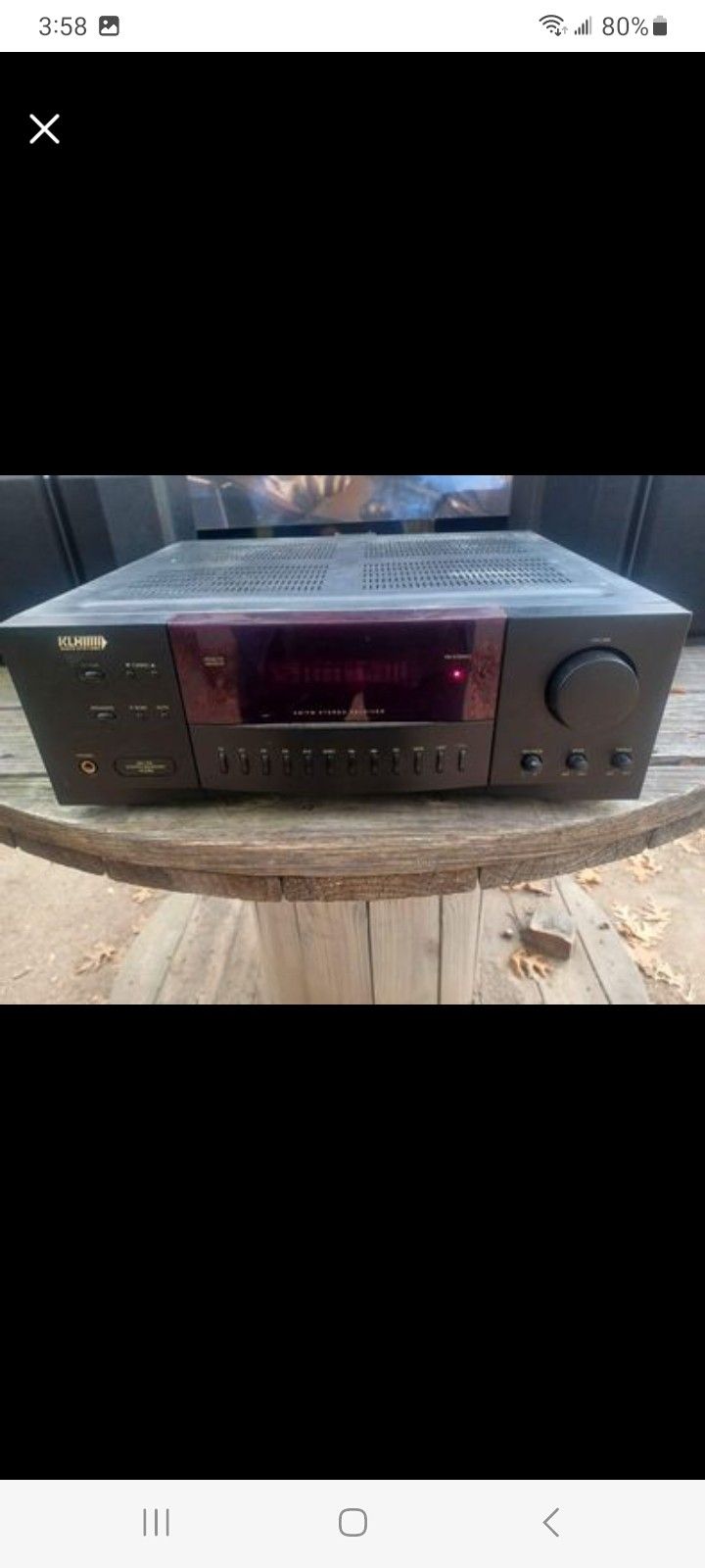 200 WATTS KLH STEREO RECEIVER R3100 $60 FINAL PRICE