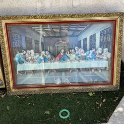 3-D picture last supper