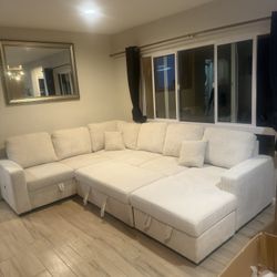 SECTIONAL U SHAPE PULL OUT 