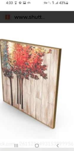 wall art Lively Trees 3 Dimensional metal wood 10/18/26 best offer yakima