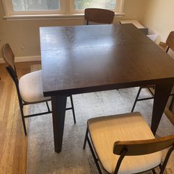 West Elm Angled-Leg Expandable Dining Table