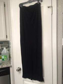 ASOS maternity black maxi skirt