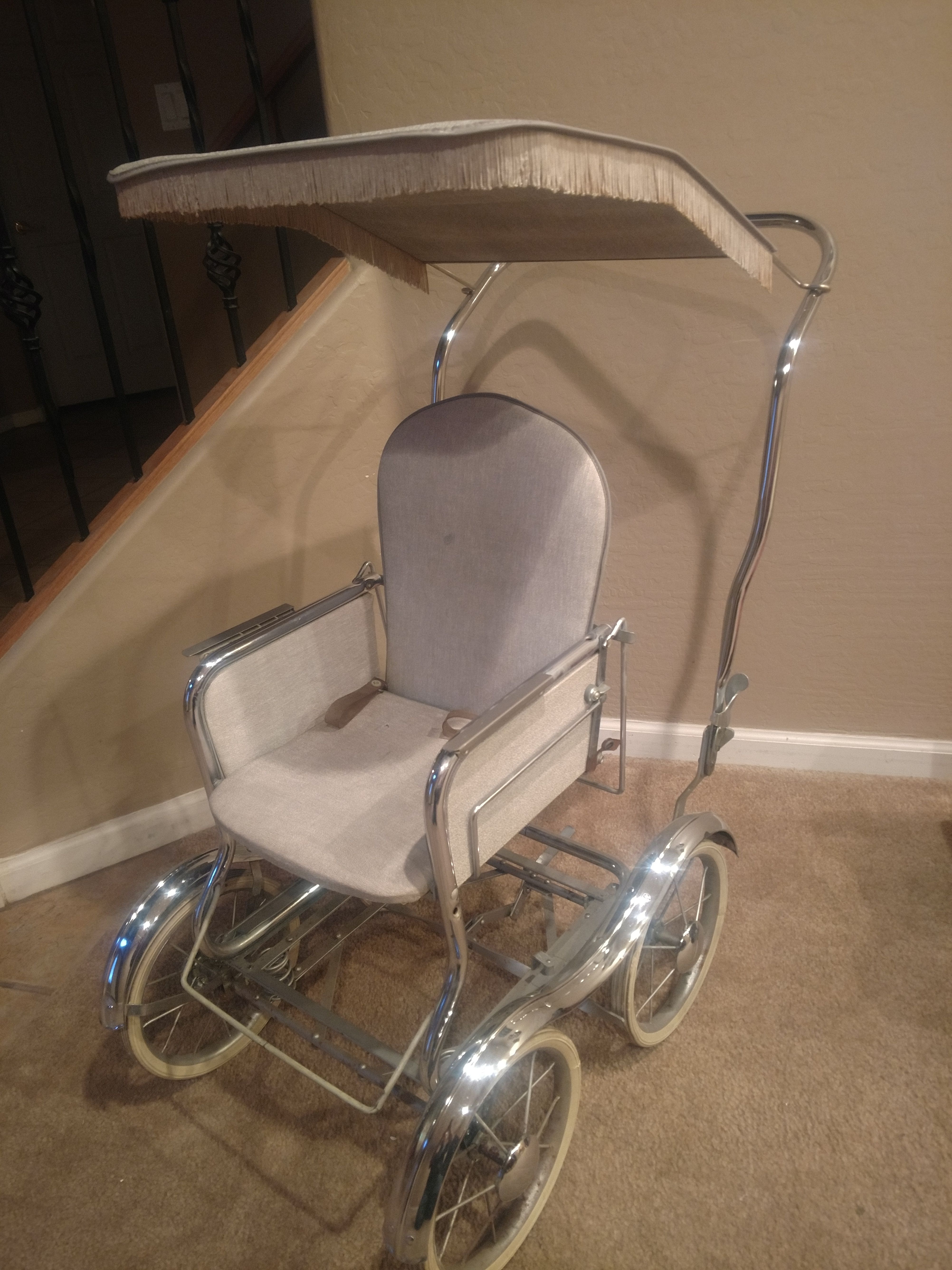 1950's STROLL-O- CHAIR $50