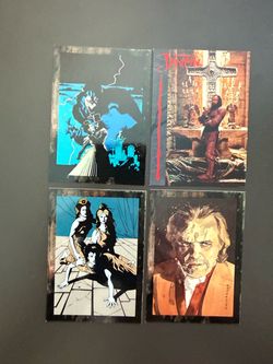 Lot of 4 of the 1992 TOPPS BRAM STOKERS DRACULA PROMO CARDS