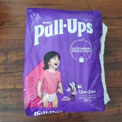 Huggies Pull•Ups  Training Underwear: Size 12M-24M 25 Count
