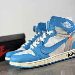 Jordan 1 High Off-White University Blue 15