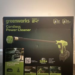 NEW UNOPENED Geeenworks Cordless Power Cleaner 600PSI