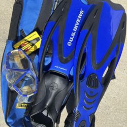 U S Divers Unisex Proflex Swim Fin 
