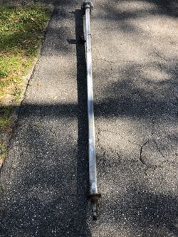 Galvanized boat trailer axle
