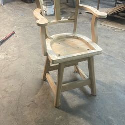 Unfinished Barstools 24” 