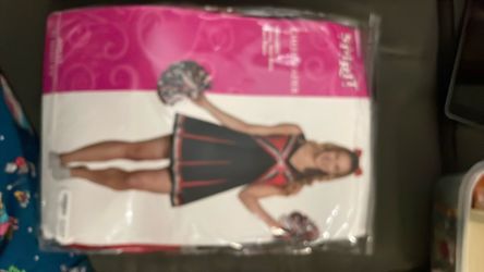 Girls Cheerleader Halloween Costume