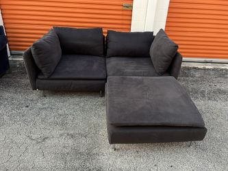 Modern Grey Cloud Sectional Couch