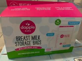 Milk storage bags