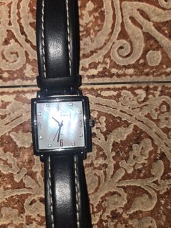 Skagen Denmark 528 Square Mother of Pearl Women's Watch -