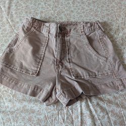 American Eagle Corduroy Pink Shorts