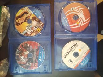 4 PS4 Games: GTA V, Uncharted, Spider-Man, and Persona 5 Strikers — $55