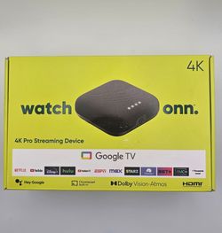 Onn 4k Pro Google Tv Streaming Device (Fully Loaded)