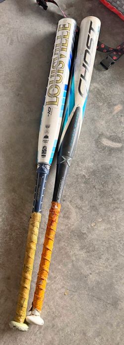 Easton Ghost Double Barrel + Louisville Slugger LXT Fastpitch Softball Bats 33/23