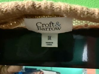 Croft & Barrow Knit Top Size 1X