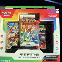 Pokemon first partner illustration box
