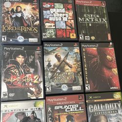 Ps2/xbox Games