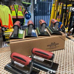 MARSHALLTOWN 6 X 3” Curved & Straight End Hand Edgers - Blue Steel $18 EACH.