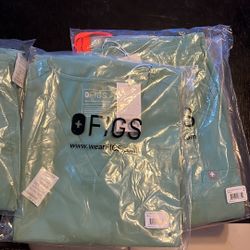 Figs , Kade Green Set Scrub Top And Bottom 