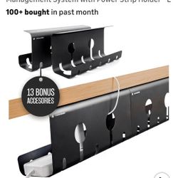 Under desk cable management