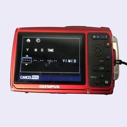 Olympus Stylus Tough 3000 12MP Red Waterproof Shockproof Digital Camera
