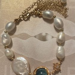 Authentic Akoya And Baroque Pearl Bracelet 