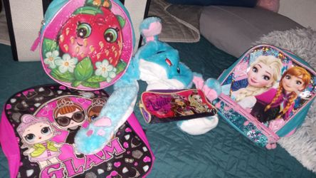 Collectible girls school bags