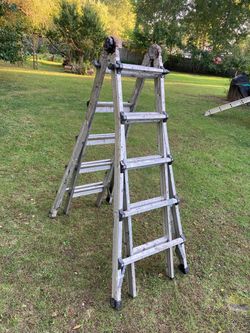 Cosco 22 ft. Tech Height Aluminum Multi-Position Ladder