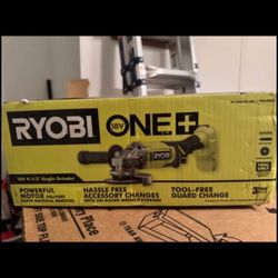 (New ) RYOBI 18V ONE+ 4-1/2″ Angle Grinder 