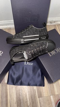 Dior B23 Black Canvas Lows