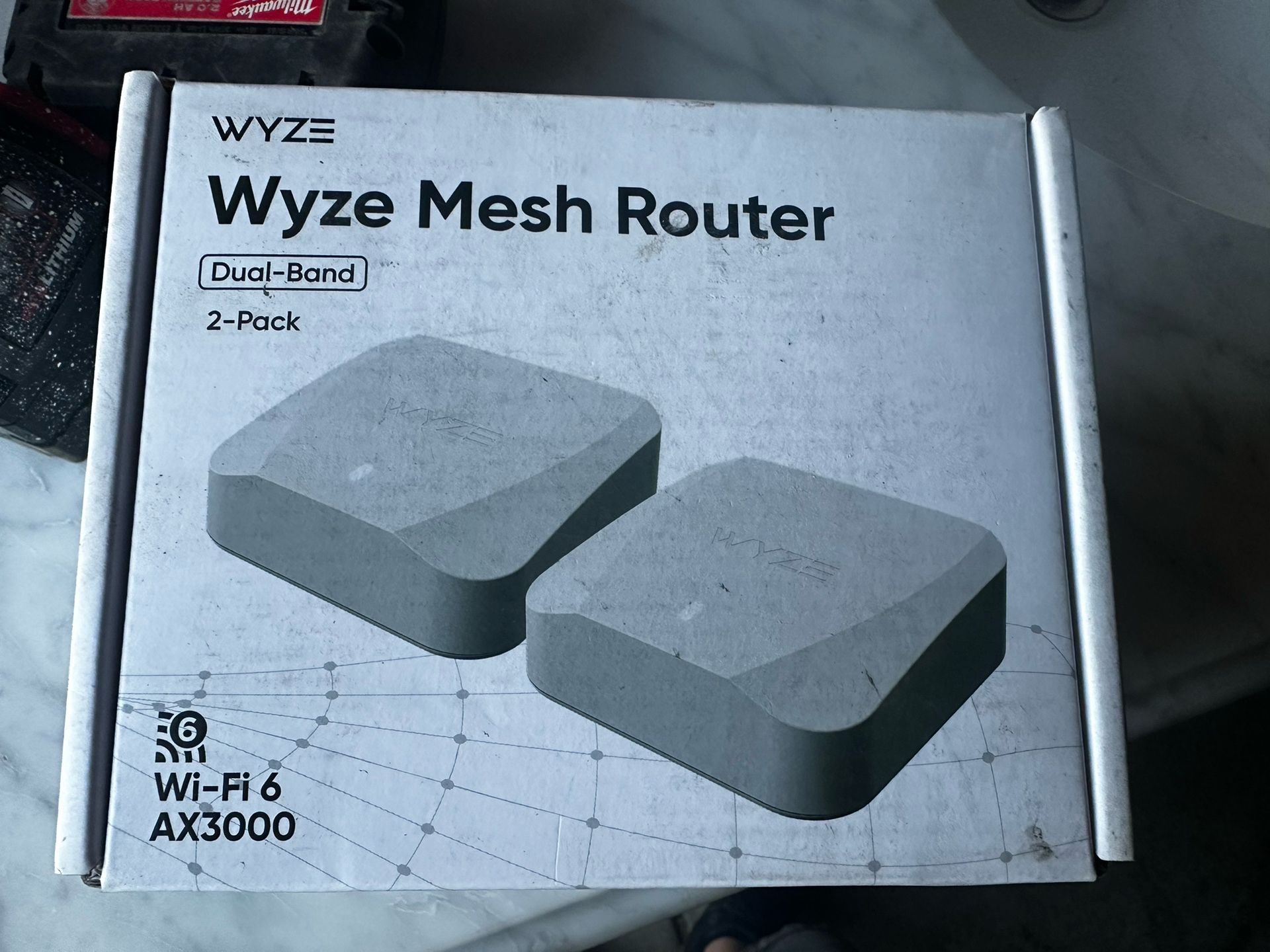 Wyze AX3000 Dual-Band Wi-Fi 6 Mesh, Covers 3000 Sq. ft, Replaces Router +Extender, Wired Backhaul, 2x 1 Gbps ports (2-pack)