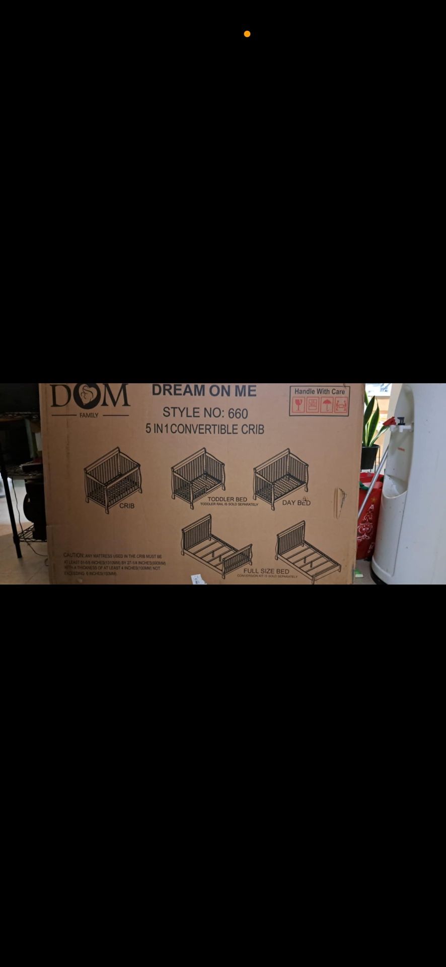 Convertible 5 in 1 Crib!!!