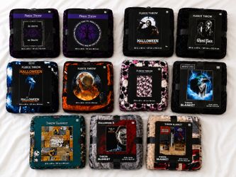 ULTIMATE Halloween Throw Blanket Collection | 11 New Original Horror & Gothic Fleece Blankets
